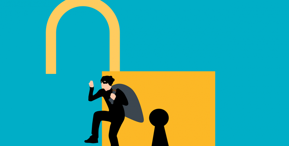 Free unlock hacker thief vector