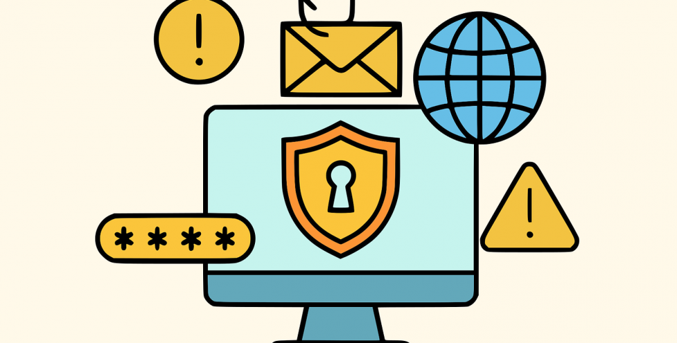 Free cybercrime security scam vector