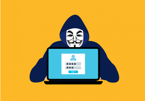 Free hacker anonymous cybersecurity vector
