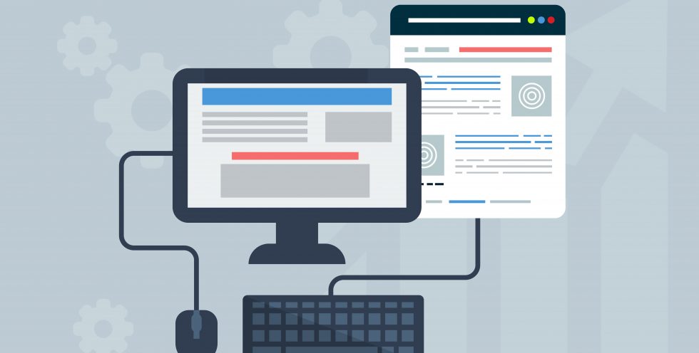 Free web design user interface website illustration